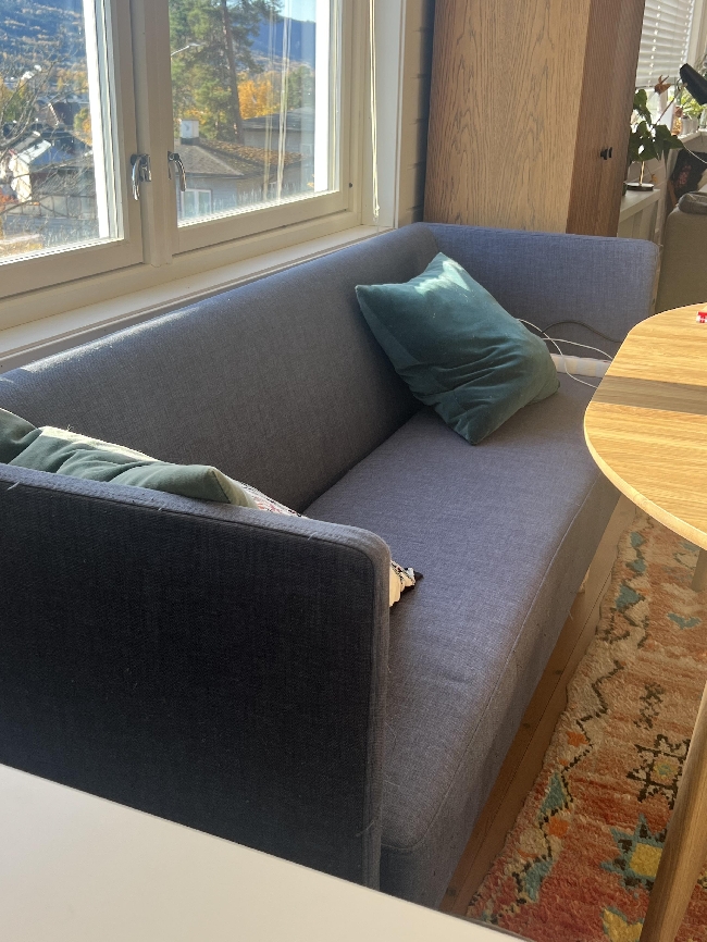 Flytte bord og spisesofa