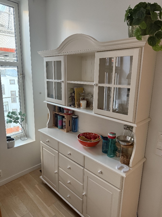 Move washing machine, dryer, cupboard