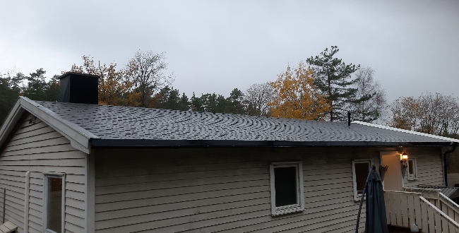 Tetting av lekkasje i takbelegg(shingel)