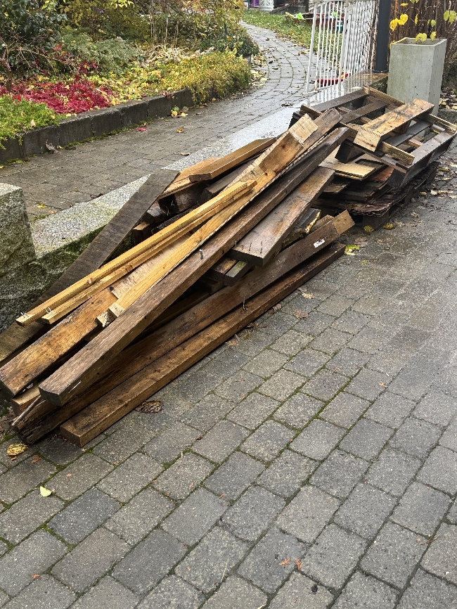 Bortkjøring materialer