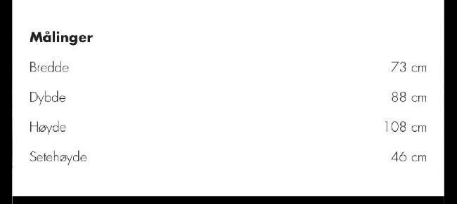 Frakte stol fra Trondheim til Oslo