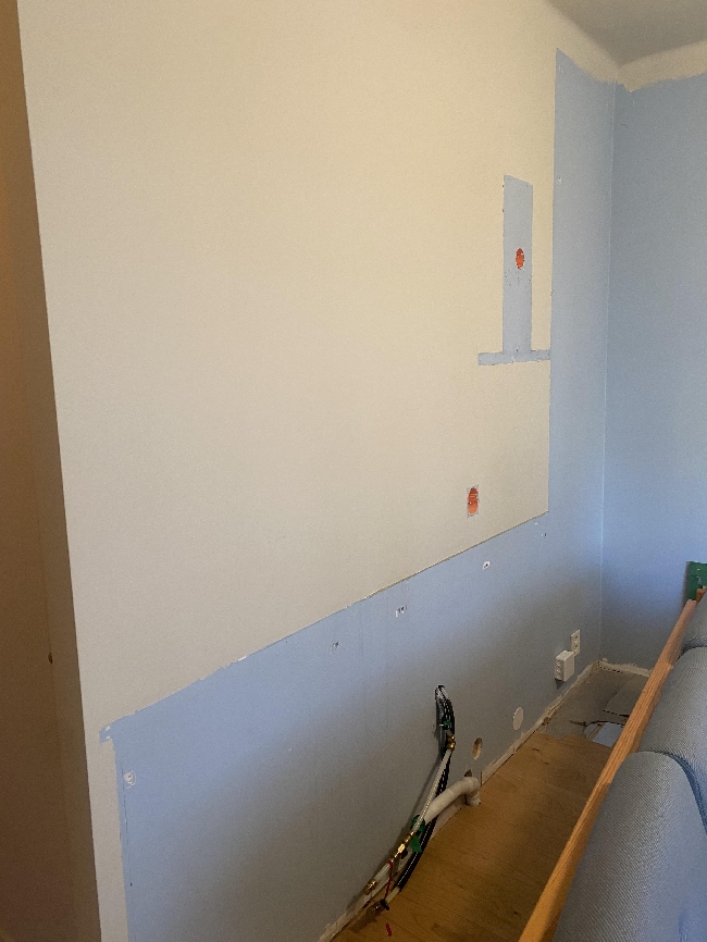 Fikse opp vegg (hull, sparkle etc.)