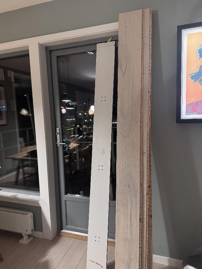 Skifte 6 stk parkettbord