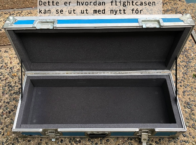 Flightcase trenger ny foring
