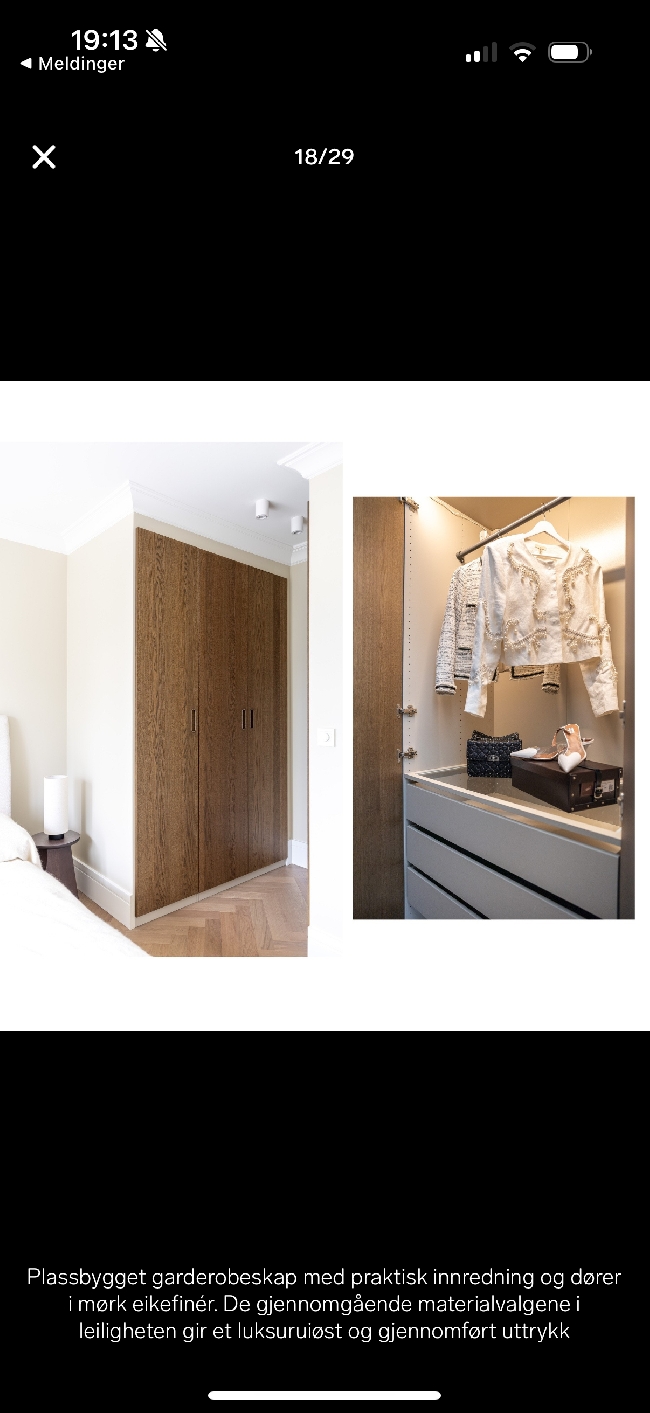 Plassbygge PAX garderobeskap