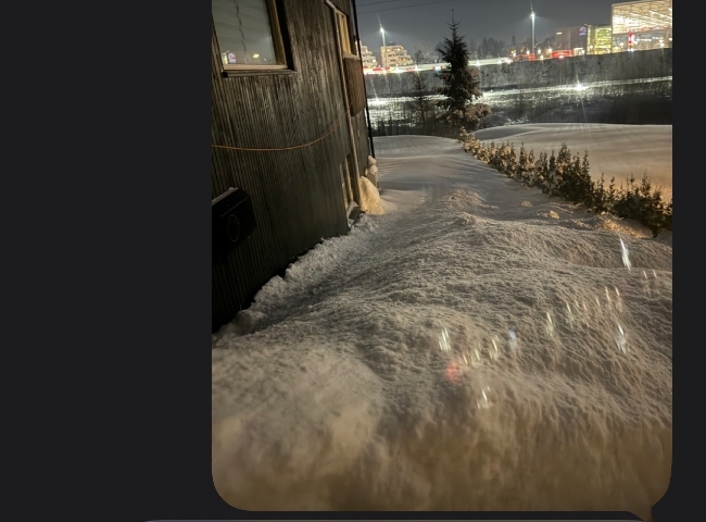 Ønsker og få måket bort snøen