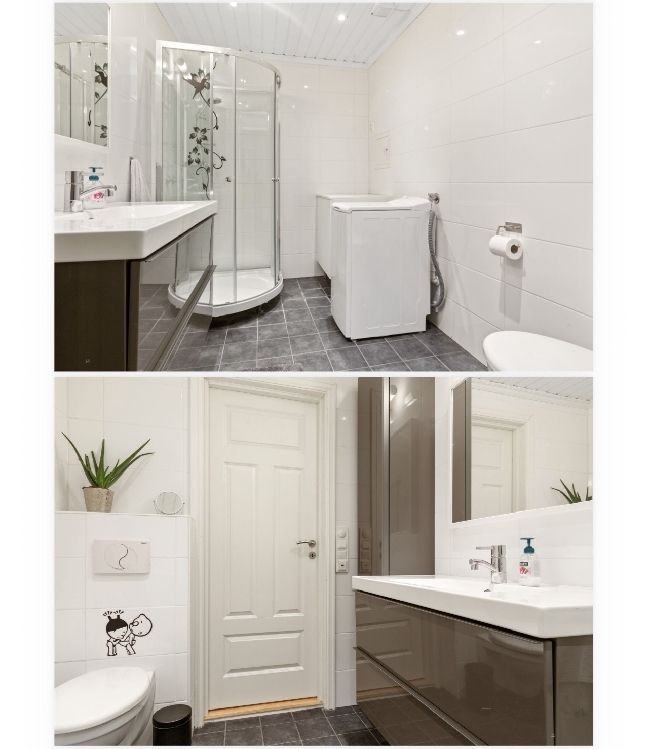 Baderom 5,5 kvm- Riving og legging av flis