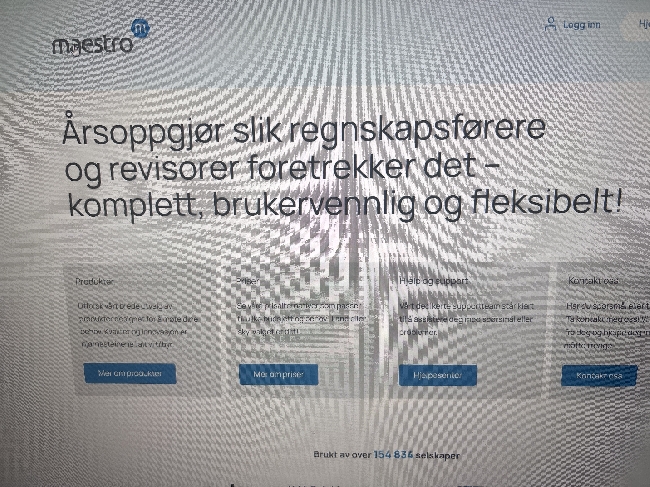 Maestro regnskaps program