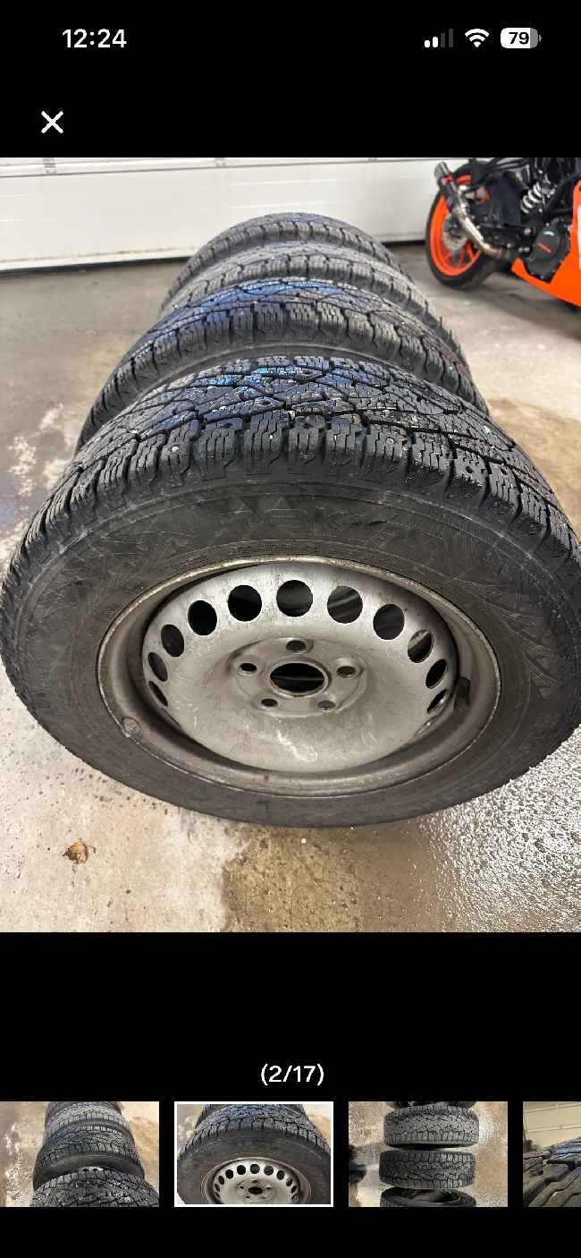 Frakt av sommer og vinterdekk til vw