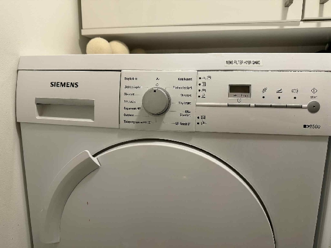 Reprasjon Siemens IQ500 tørketrommel