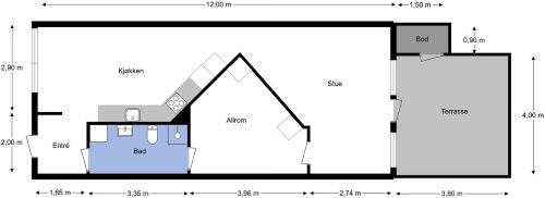 OPPUSING LEILIGHET 63M2