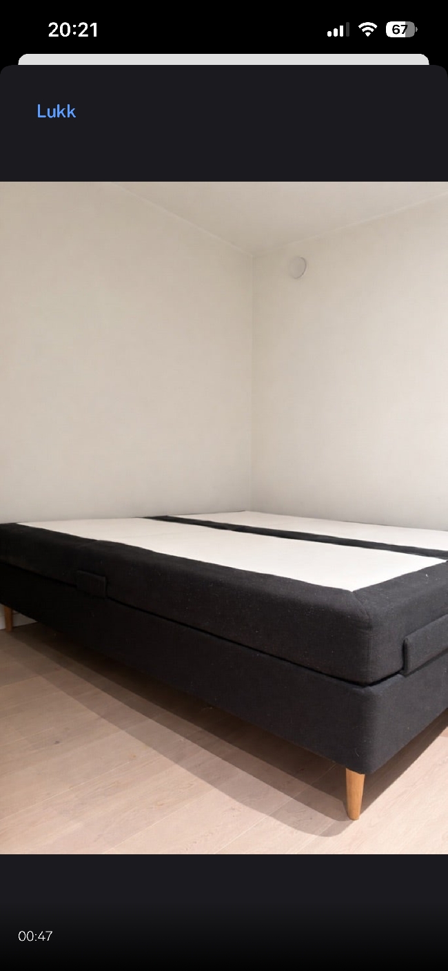 Hente og levere dobbeltseng