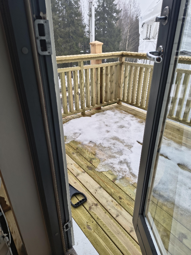 Befaring balkongdør i 2069Jessheim