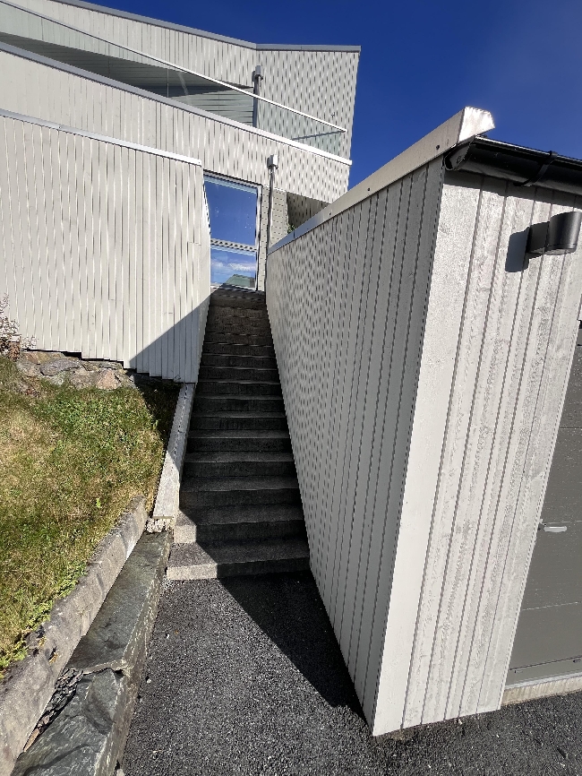 Fasadevask enebolig 2 etg (ca 7 m høy)