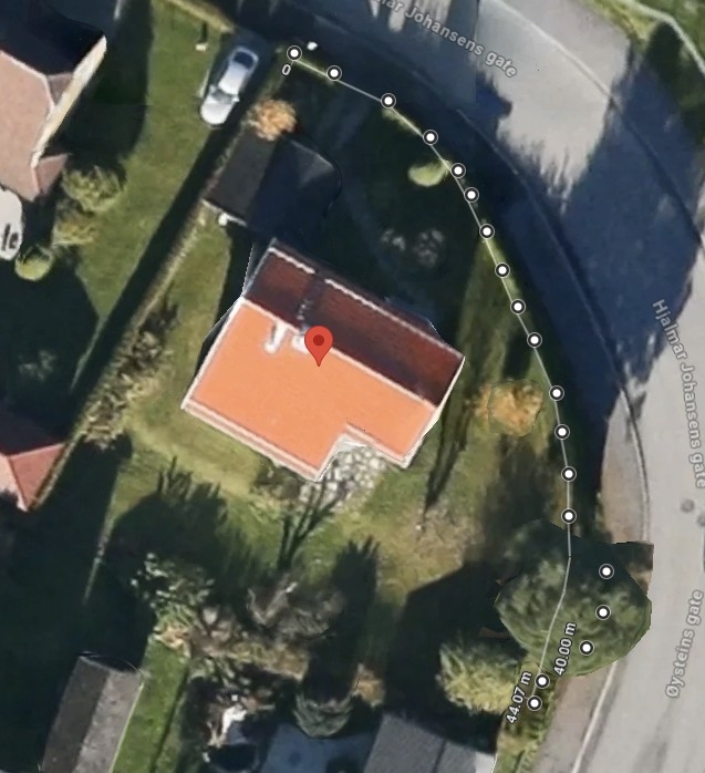 Hekklipp (ca. 40-50m) inkl. bortkjøring av avfall i Skien