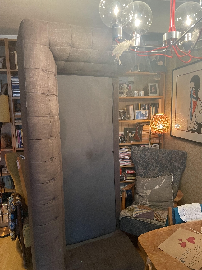 Kassere en sofa og mye annet smått