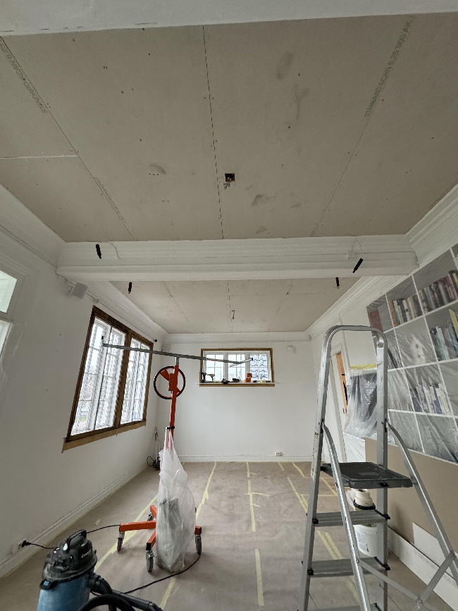 Sparkle tak i 22 kvm rom klart for maling