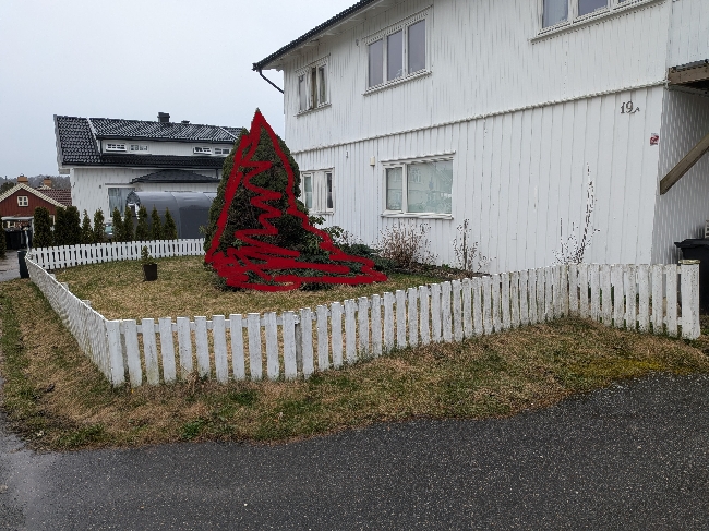 Ta vekk busker og plante gress