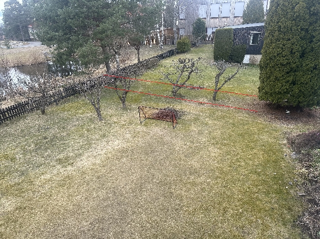 Sette opp gjerde og port