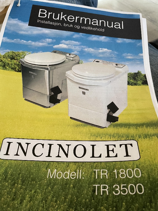 Reperasjon av Incinolet  forbrenningstoalett