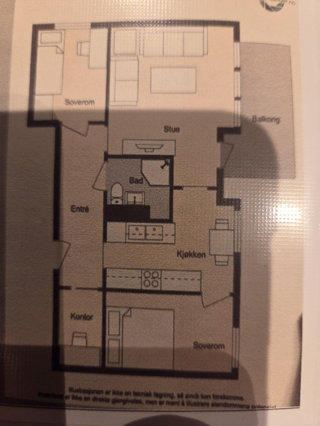 Flyttevask av leilighet