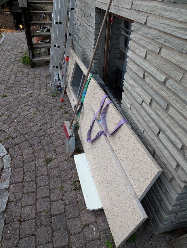 Flytte steinbenkeplater