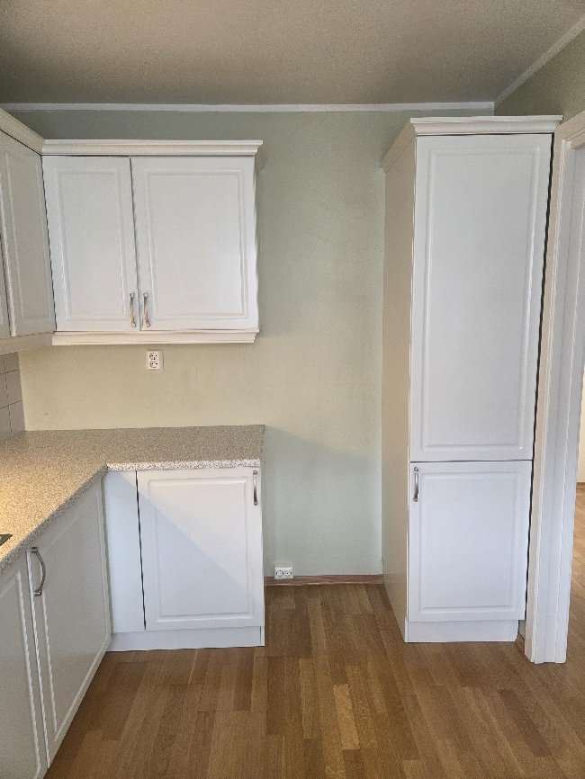 Ribing og bortkjøring av gammel kjøkken