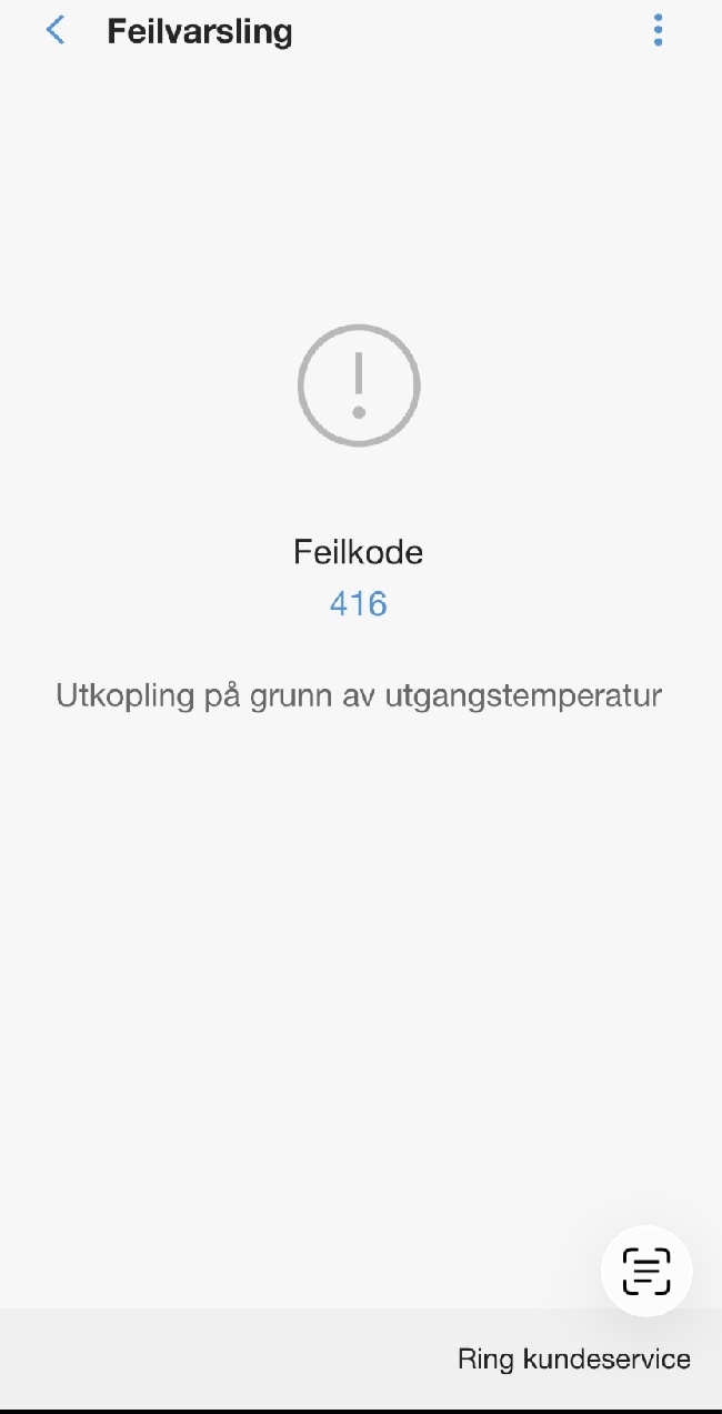 Feilsøking av Samsung varmepumpe