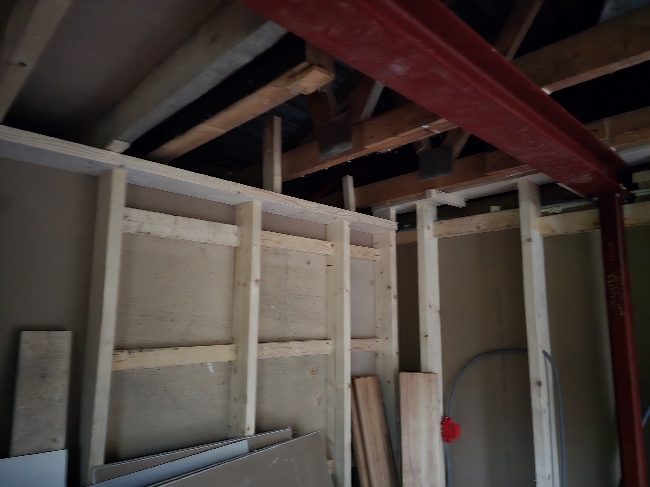 12 m2 rom mdf/gips og ny kledning yttervegg