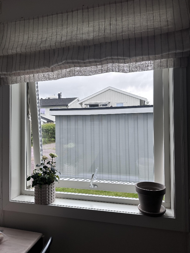 Montere plisse gardin kjøkken x2
