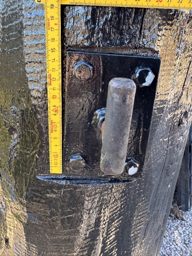 Skifte portstolper