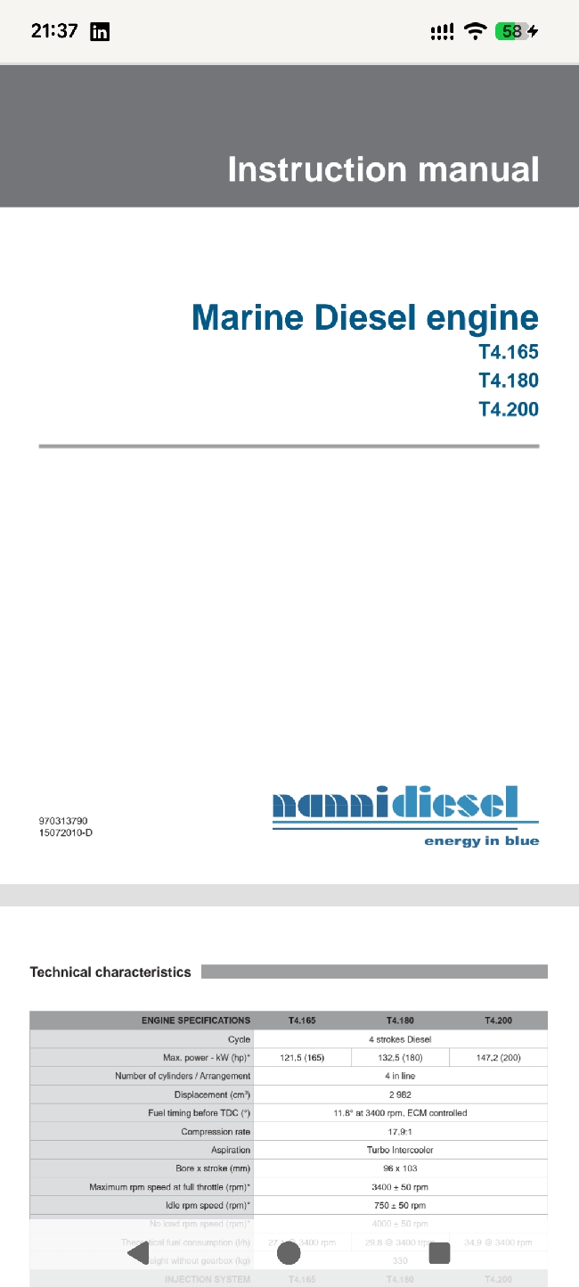 Service motor