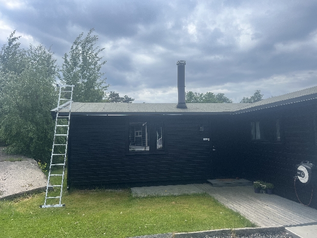 Tette tak etter fjerning av pipe