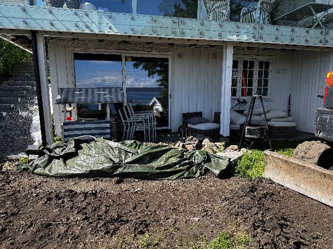 Skiferarbeid uteområde – ønskes utført snarest