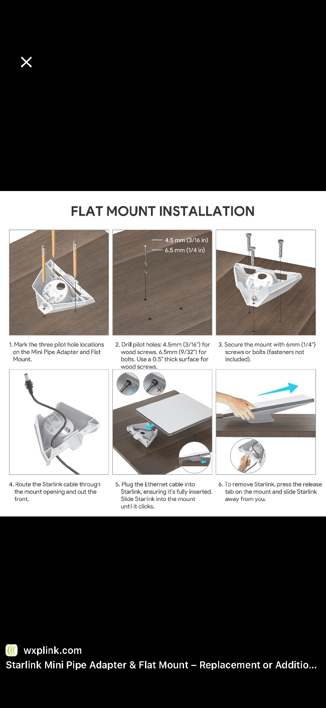 Installation needed – Starlink Mini