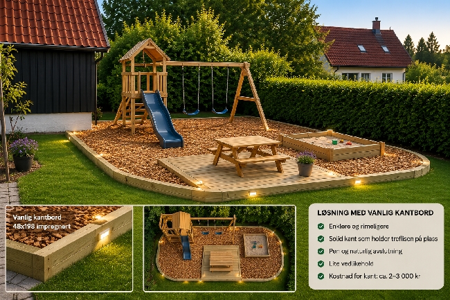 Opparbeidelse av en lekeplass