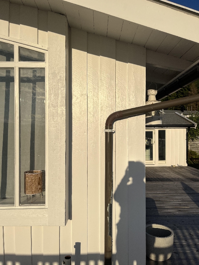 Sette inn lufteluke i vegg / hytte