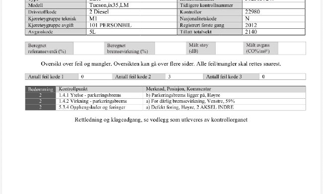 Reperasjon ift EU-kontroll