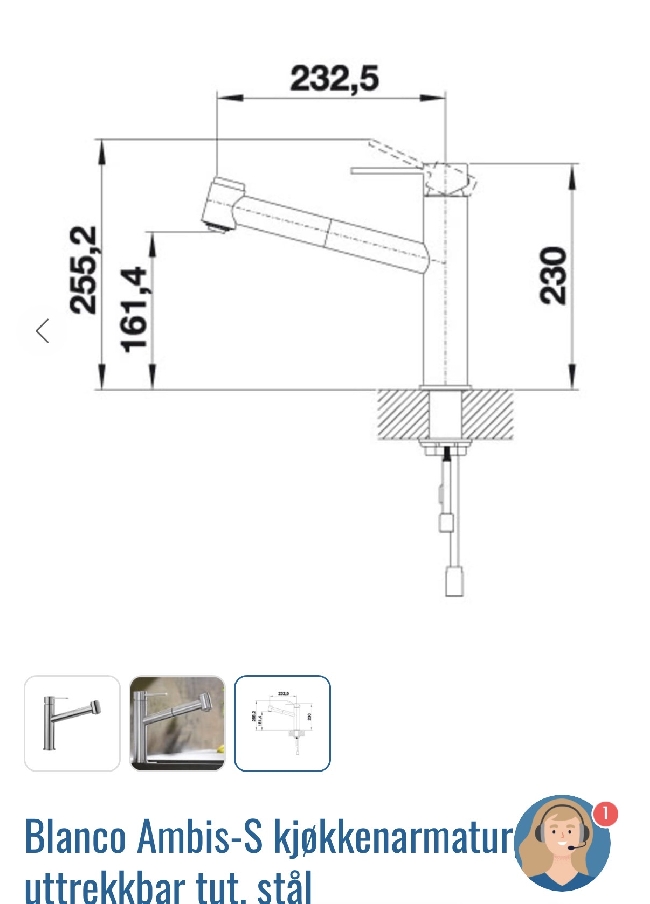 Bytt kjøkkenvask og armatur
