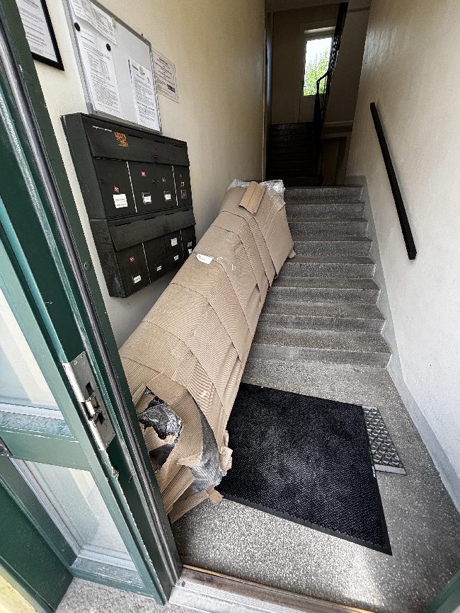 Bæring av sofa