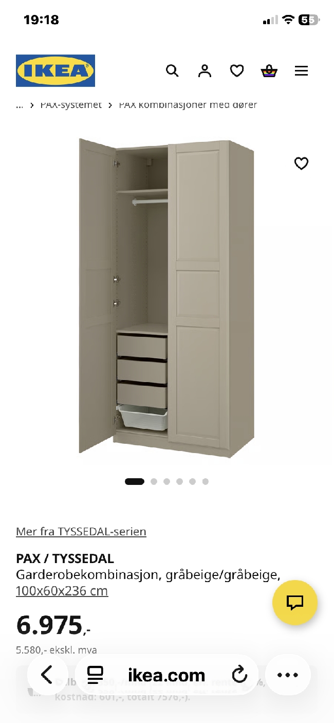 IKEA garderober PAX monteringshjelp