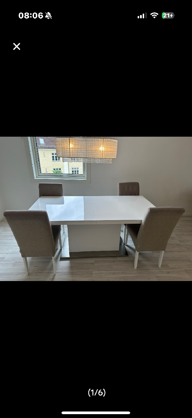 Hente og levere spisegruppe