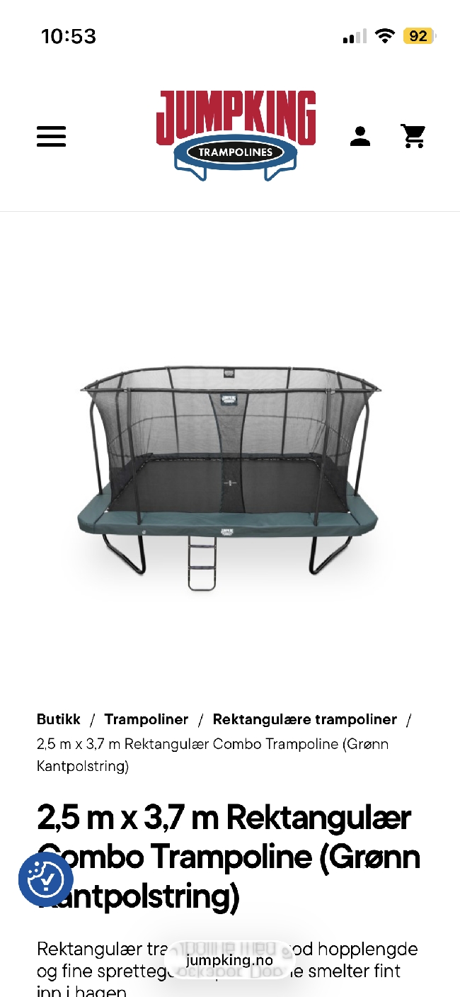 Montere trampoline