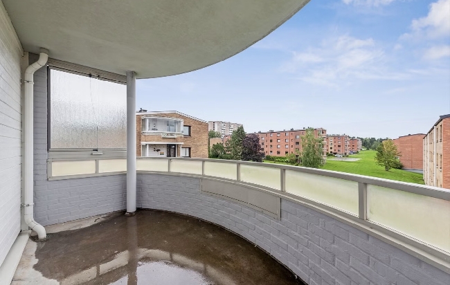 Terrassegulv på balkong