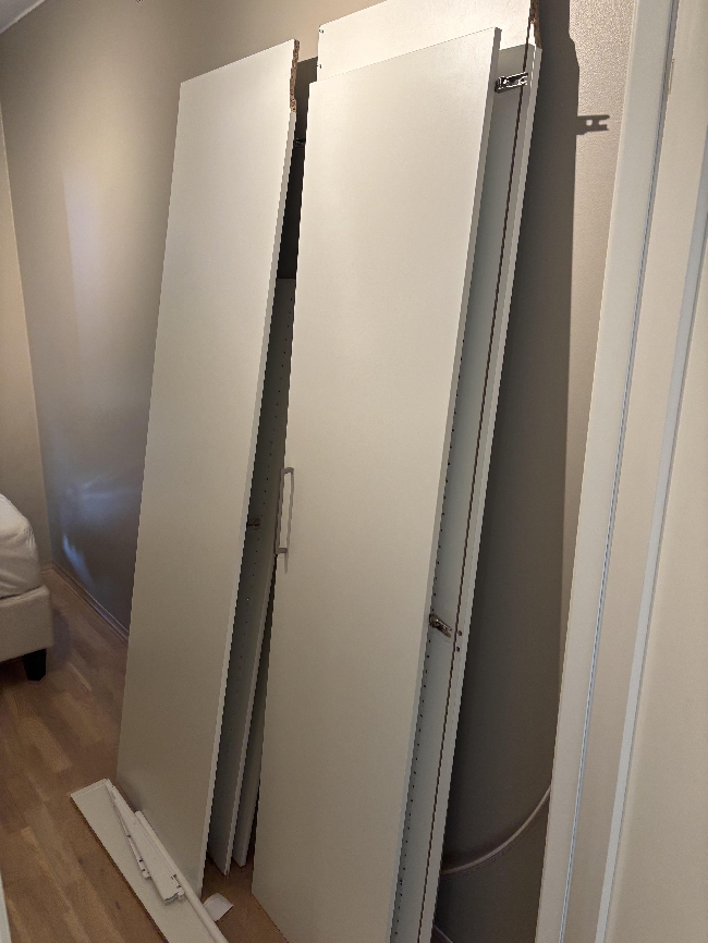 Montering av garderobeskap