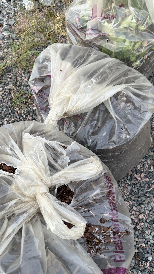 Bortkjøring av hageavfall og annet smått