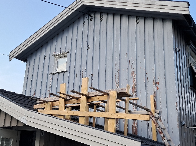 Rask utvendig maling av 1,5 vegg