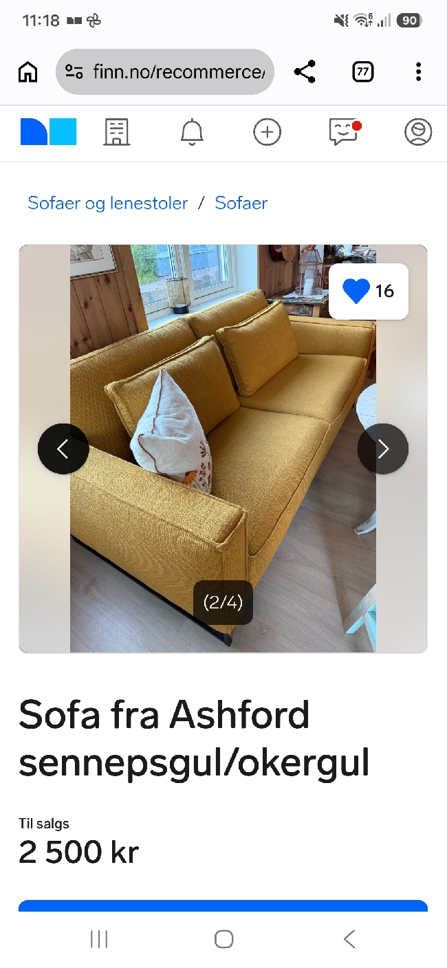 Kjøre 2 sofaer fra Oslo til Stavanger