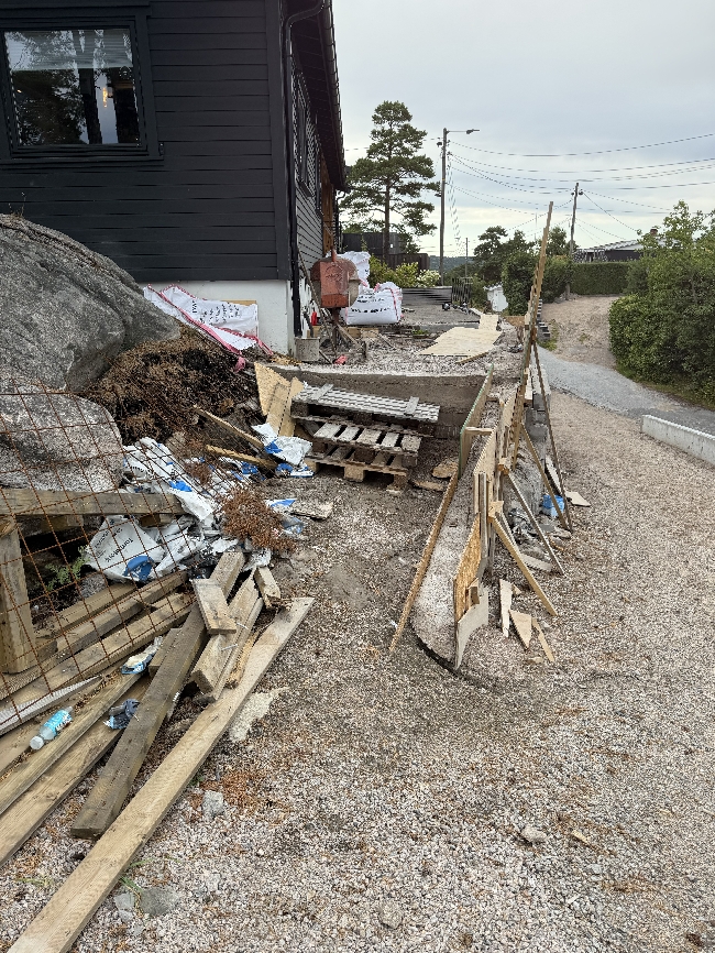Forskaling og mur