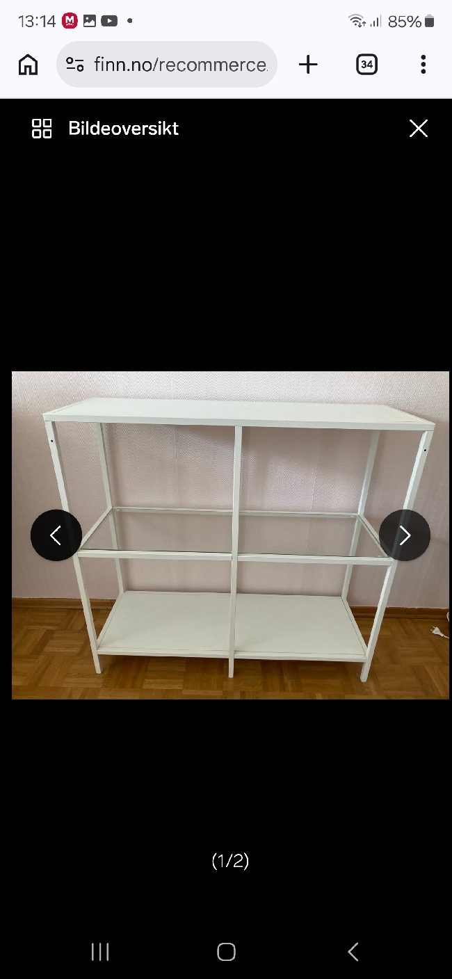 1 Ikea vittsjö hylle